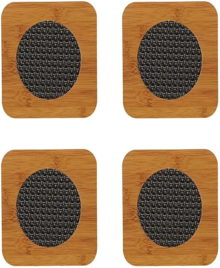 Descanso de panela 4un madeira para proteger mesas de panelas quentes e decorar