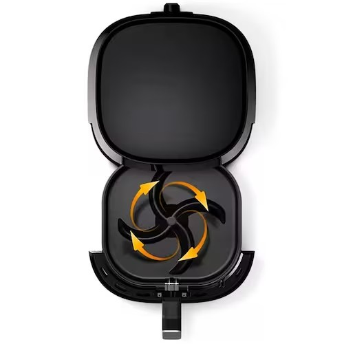 Fritadeira Elétrica Sem Óleo Air Fryer Philips Walita RI9252 4,1 L Digital - Preta