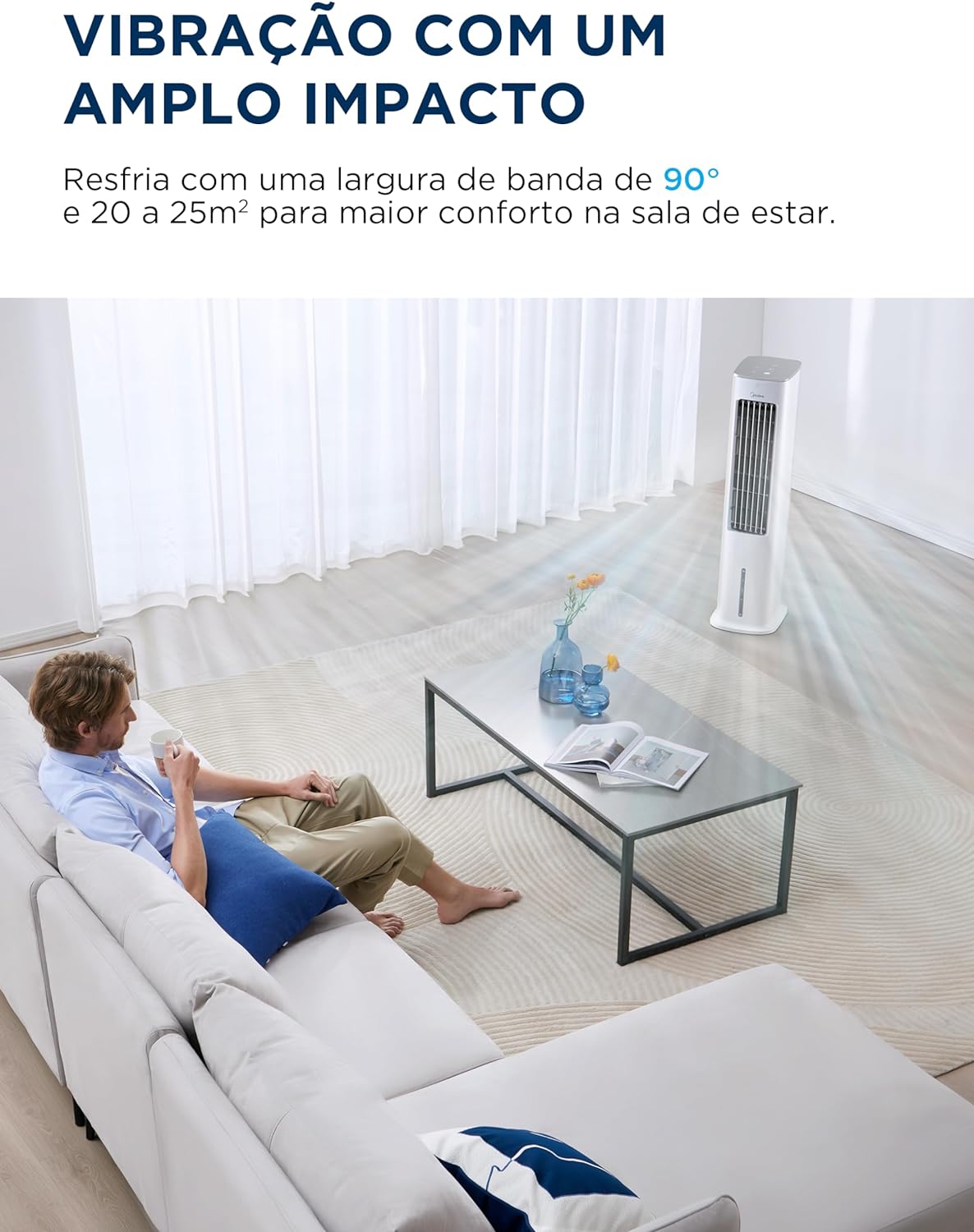 Climatizador de Ar Digital Midea 60Hz