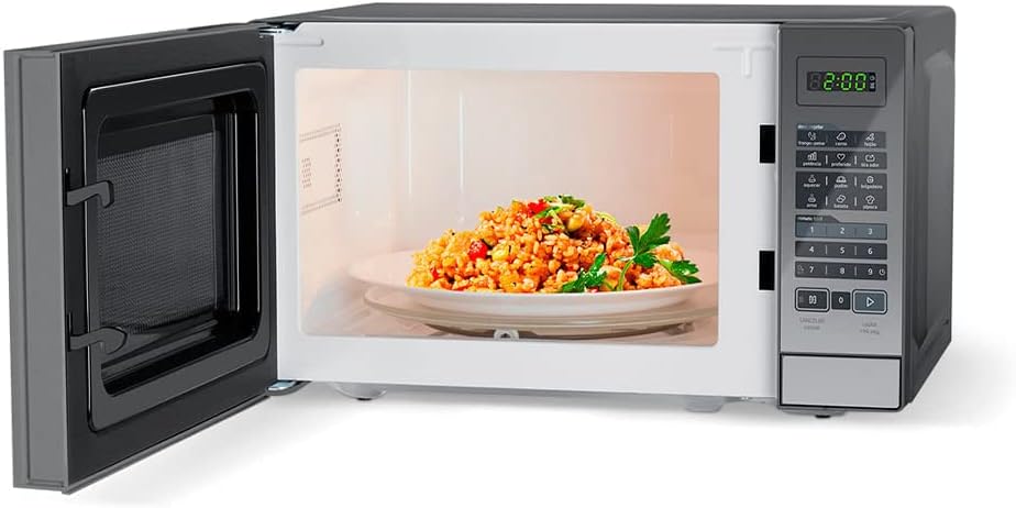 Forno Micro-ondas 20L Prata Espelhado Midea 110V 