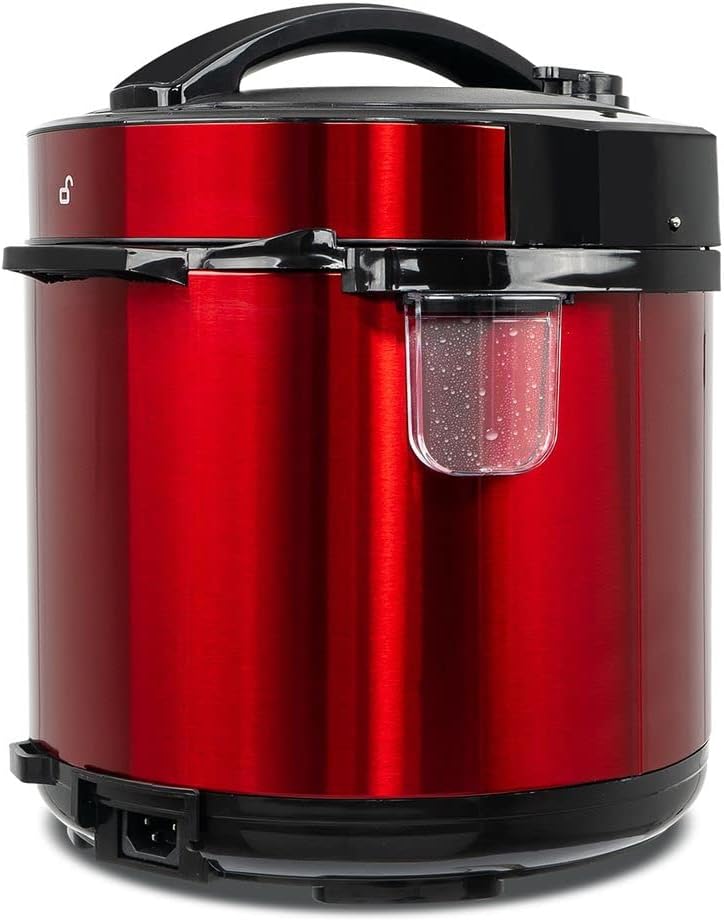 Panela de pressão, Digital inox red ppp01, 6L, Vermelho, Philco