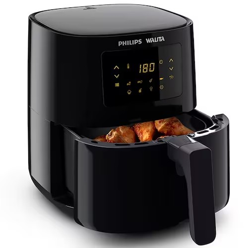 Fritadeira Elétrica Sem Óleo Air Fryer Philips Walita RI9252 4,1 L Digital - Preta