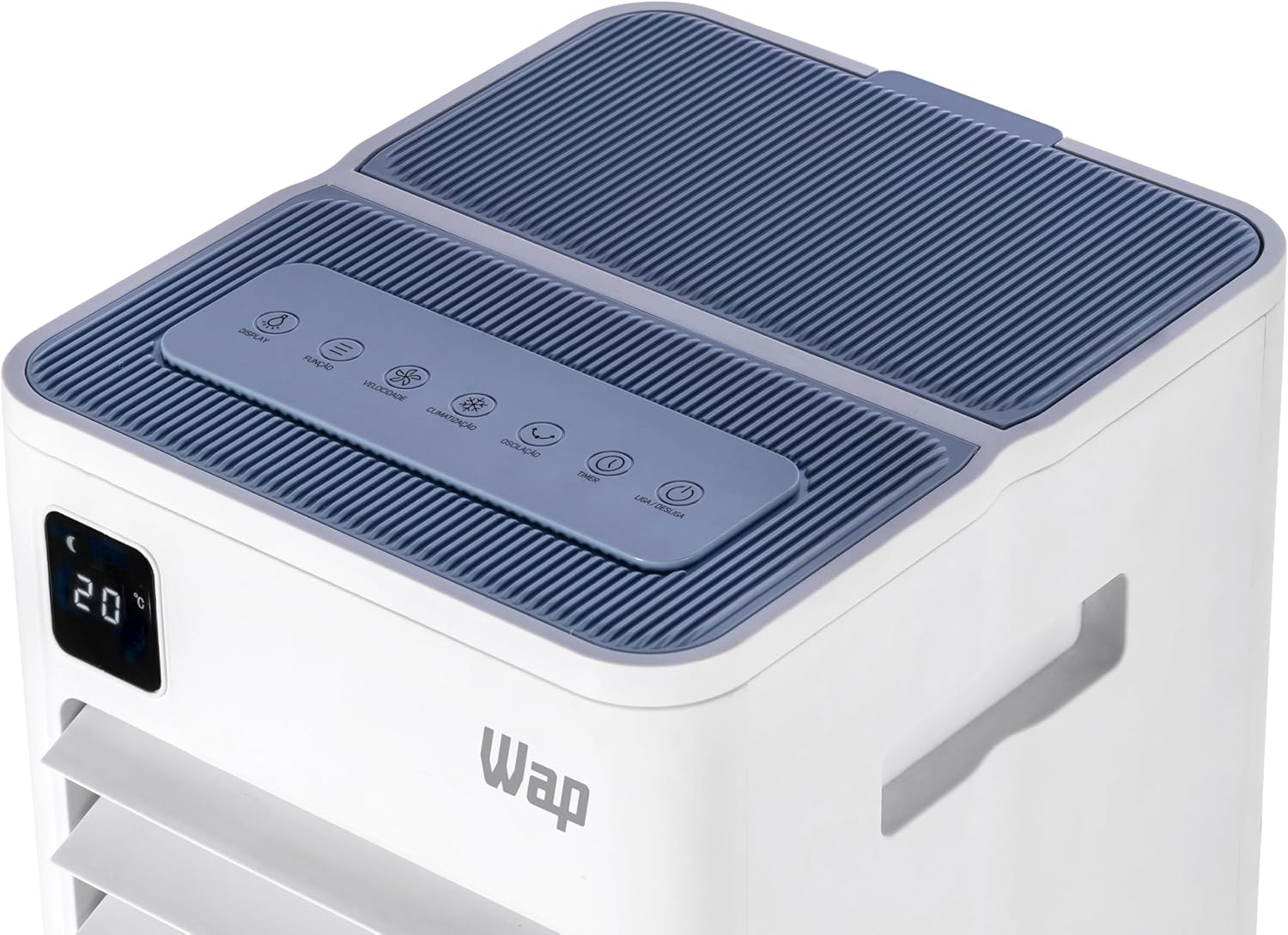 WAP Climatizador de Ar Torre CONTROL DIGITAL 3 em 1, Timer de até 12h, 8,5 Litros, 100W