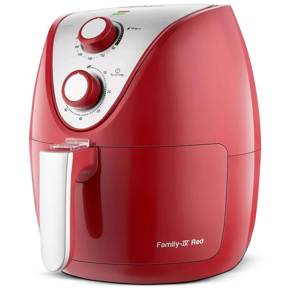 Fritadeira Elétrica Sem Óleo Air Fryer Mondial AF-32-RI 3,5L - Vermelha/Inox