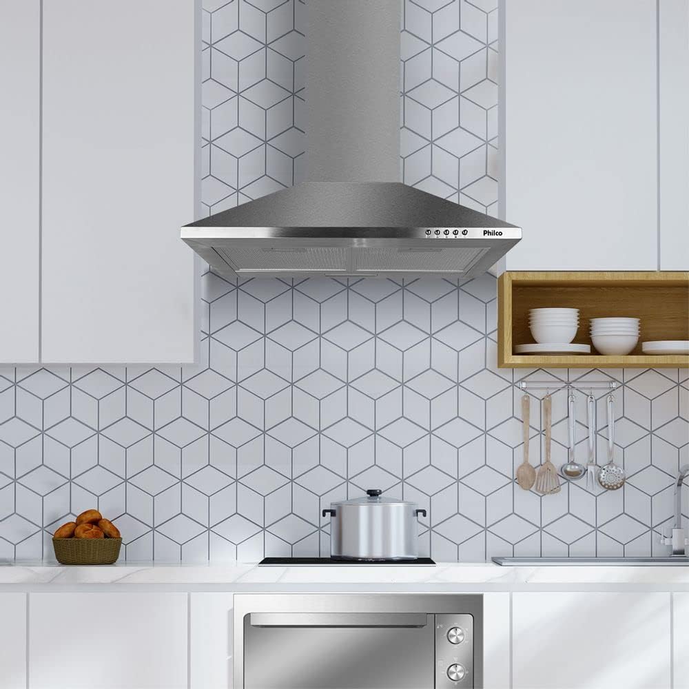 Coifa Pirâmide Philco PCO62I Inox Depurador e Exaustor
