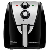 Fritadeira Elétrica Sem Óleo Air Fryer Mondial Grand Family AF-55I 5,5L – Preta/Inox