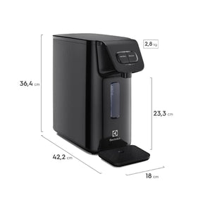 Purificador Electrolux Água Gelada 3 Níveis Efficient Eletrônico (PE15P) - Bivolt (Preto)