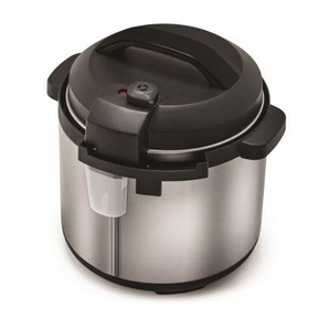 Panela pressão elétrica Electrolux digital capacidade 6L silenciosa segura 10 travas segurança 15 receitas pré-programadas 3 níveis pressão PCC20 inox preto 127v por Rita Lobo