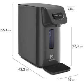 Purificador Electrolux Água Gelada 3 Níveis Cinza Efficient Eletrônico (PE15X) - Bivolt