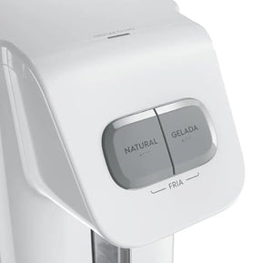 Purificador Electrolux de Água Gelada Fria e Natural Elétrico Compacto Eletronico placa Electrolux Filtro refil 6 meses ou 3000l Bivolt Branco PE15B
