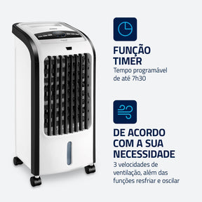 Climatizador Flash Air, Mondial, Branco/Preto, 80W - CL-03