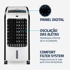 Climatizador Flash Air, Mondial, Branco/Preto, 80W - CL-03
