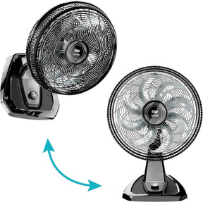 WAP Ventilador de Mesa e Parede 50cm FLOW TURBO, com Tecnologia Silenciosa e Econômica, 8 Pás e 3 Velocidades, 180W