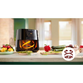 Fritadeira Elétrica Sem Óleo Air Fryer Philips Walita RI9270 XL 6,2L Digital – Preta