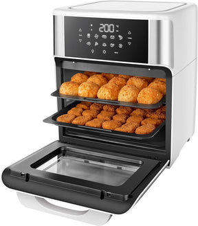 MONDIAL Fritadeira Air Fryer Forno Oven 12L, Preto/Inox, 2000W, 220V - AFON-12L-BI