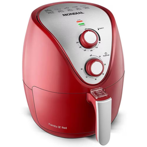 Fritadeira Elétrica Sem Óleo Air Fryer Mondial AF-32-RI 3,5L - Vermelha/Inox