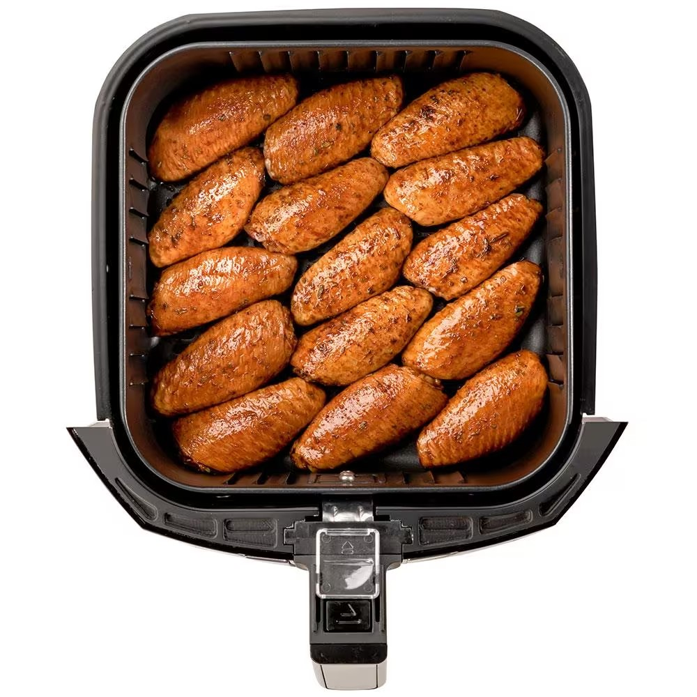 Fritadeira Elétrica Sem Óleo Air Fryer Mondial AFN40BI Family Inox 4L - Preta/Inox